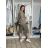 Women's Oversized Knitted Long Sleeve Sweater (42/44/46 ONE SIZE) ITALIAN FASHION IMSM26338/DUR