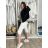 Women's Oversized Knitted Long Sleeve Sweater (42/44/46 ONE SIZE) ITALIAN FASHION IMSM26338/DUR
