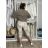 Women's Oversized Knitted Long Sleeve Sweater (S/M ONE SIZE) ITALIAN FASHION IMSM2600015/DUR