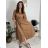 Classic shirt dress 3/4 long sleeve women's OLIVIE (M/L/XL ONE SIZE) ITALIAN FASHION IMPSS268140