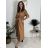 Classic shirt dress 3/4 long sleeve women's OLIVIE (M/L/XL ONE SIZE) ITALIAN FASHION IMPSS268140