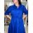 Classic shirt dress 3/4 long sleeve women's OLIVIE (M/L/XL ONE SIZE) ITALIAN FASHION IMPSS268140