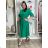 Classic shirt dress 3/4 long sleeve women's OLIVIE (M/L/XL ONE SIZE) ITALIAN FASHION IMPSS268140