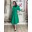 Classic shirt dress 3/4 long sleeve women's OLIVIE (M/L/XL ONE SIZE) ITALIAN FASHION IMPSS268140