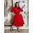Classic shirt dress 3/4 long sleeve women's OLIVIE (M/L/XL ONE SIZE) ITALIAN FASHION IMPSS268140