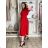 Classic shirt dress 3/4 long sleeve women's OLIVIE (M/L/XL ONE SIZE) ITALIAN FASHION IMPSS268140