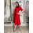 Classic shirt dress 3/4 long sleeve women's OLIVIE (M/L/XL ONE SIZE) ITALIAN FASHION IMPSS268140