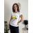 T-shirt short sleeve women (UNI S-M) ITALIAN FASHION IMM20330 white S / M / L