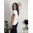 T-shirt short sleeve women (UNI S-M) ITALIAN FASHION IMM20330 white S / M / L