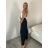 Summer dress oval short sleeve women's oversized (50/52/54 ONE SIZE) ITALIAN FASHION IM425011