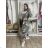 Cardigan hooded ladies mask (one size) ITALIAN Fashion MIE007 IM518003 44/46/48 green khaki