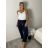 Women's Summer Long Pants (M/L ONE SIZE) ITALIAN FASHION IMD24054 M / L light beige