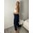 Women's Summer Long Pants (M/L ONE SIZE) ITALIAN FASHION IMD24054 M / L dark blue