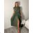 Women's Long Summer Sleeveless Dress (S/M ONE SIZE) ITALIAN FASHION IMPDY22LS16208