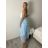 Women's long skirt at the waist for flip flops (UNI S-L) ITALIAN FASHION IM420027