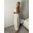 Women's Long Leather Pants (S/M ONE SIZE) ITALIAN FASHION IMWAD234126