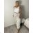 Women's Long Leather Pants (S/M ONE SIZE) ITALIAN FASHION IMWAD234126