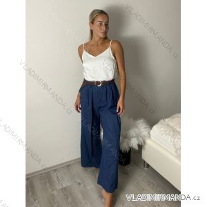 Women's Long Leather Pants (S/M ONE SIZE) ITALIAN FASHION IMWAD234126