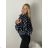 Women's Long Sleeve Jacket (S/M ONE SIZE) ITALIAN FASHION IMWB232761 S / M / L / XL black