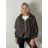 Women's Long Sleeve Jacket (S/M ONE SIZE) ITALIAN FASHION IMWB232761 S / M / L / XL black