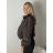 Women's Long Sleeve Jacket (S/M ONE SIZE) ITALIAN FASHION IMWB232761 S / M / L / XL black
