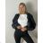 Women's Long Sleeve Jacket (S/M ONE SIZE) ITALIAN FASHION IMWB232761 S / M / L / XL black