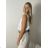 Women's Long Chiffon Short Sleeve Dress (S/M ONE SIZE) ITALIAN FASHION IMWGS231048 S / M / L beige