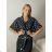 Classic 3/4 long sleeve shirt for women, oversized (50/52/54 ONE SIZE) ITALIAN FASHION IMWDL252349