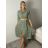 Women's Long Summer Sleeveless Dress (S/M ONE SIZE) ITALIAN FASHION IMPDY22LS16208 S / M / L dark blue