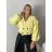 Women's Long Sleeve Jacket (S/M ONE SIZE) ITALIAN FASHION IMWB232761 S / M / L beige