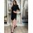 Women's Long Chiffon Short Sleeve Dress (S/M ONE SIZE) ITALIAN FASHION IMWGS231048 L/XL white