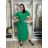Women's Long Sleeved Short Sleeve Dress Plus Size (M / L / XL  ONE SIZE) ITALIAN FASHION IMD22489