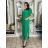 Women's Long Sleeved Short Sleeve Dress Plus Size (M / L / XL  ONE SIZE) ITALIAN FASHION IMD22489