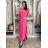Women's Long Sleeved Short Sleeve Dress Plus Size (M / L / XL  ONE SIZE) ITALIAN FASHION IMD22489