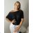 Women's Slim Oversize Long Sleeve Sweater (S/M ONE SIZE) ITALIAN FASHION IMWGM23439 S / M / L black