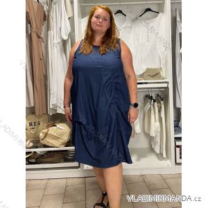 Women's oversized 3/4 long sleeve pullover sweatshirt dress (42/44/46 ONE SIZE) ITALIAN FASHION IMSM25130