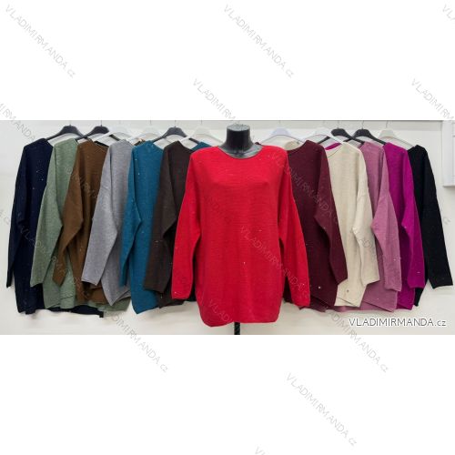 Women's elegant party long sleeve dress (S/M ONE SIZE) ITALIAN FASHION IM4260246
