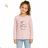 Long sleeve T-shirt for girls (98-128) KUGO WK1225