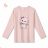 Long sleeve T-shirt for girls (98-128) KUGO WK1225