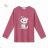 Long sleeve T-shirt for girls (98-128) KUGO WK1225