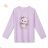 Long sleeve T-shirt for girls (98-128) KUGO WK1225
