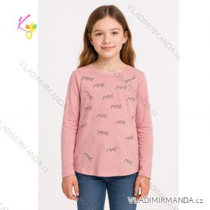 Long sleeve T-shirt for girls (134-164) KUGO WL0945