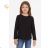 Long sleeve T-shirt for girls (134-164) KUGO WL0945