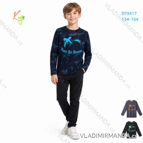 Long sleeve t-shirt for boys (134-164) KUGO DT9417
