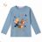 Long sleeve T-shirt for children's girls (98-128) KUGO FC1121