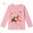 Long sleeve T-shirt for children's girls (98-128) KUGO FC1121