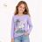Long sleeve T-shirt for girls (134-164) KUGO MS7103