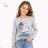 Long sleeve T-shirt for girls (134-164) KUGO MS7103