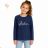 Long sleeve T-shirt for girls (134-164) KUGO PC2537