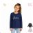 Long sleeve T-shirt for girls (134-164) KUGO PC2537
